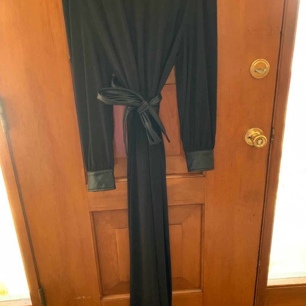 Lane Bryant Black Jumpsuit with Belted Waist
